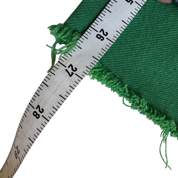 Zara Green Button-Fly Wide Leg Jeans - Size 2 - Picture 11 of 15